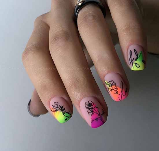 Ombre manicure: photos, novelties, fashionable design ideas