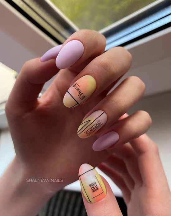 Ombre manicure: photos, novelties, fashionable design ideas