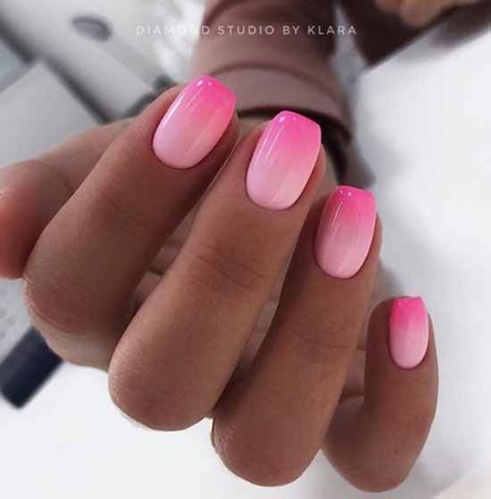 Ombre manicure: photos, novelties, fashionable design ideas