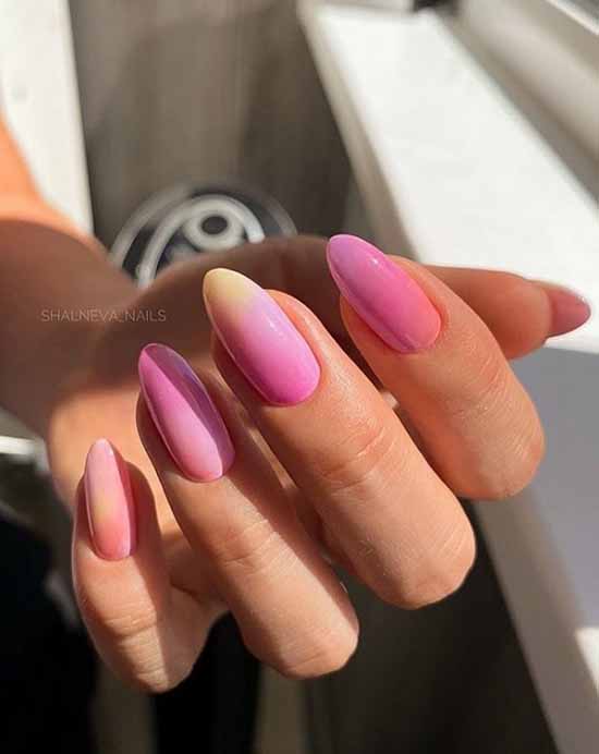 Ombre manicure: photos, novelties, fashionable design ideas