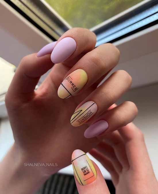 Ombre manicure: photos, novelties, fashionable design ideas