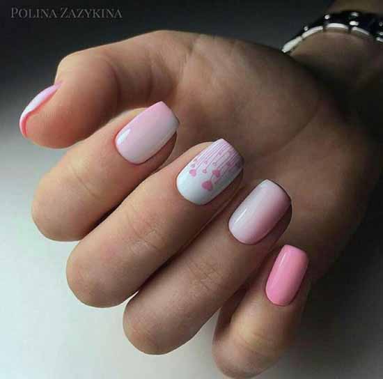 Pink ombre