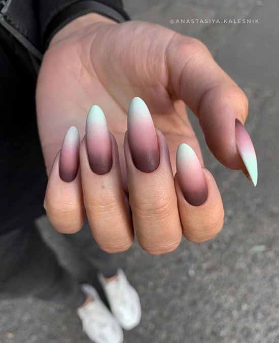 Ombre manicure: photos, novelties, fashionable design ideas