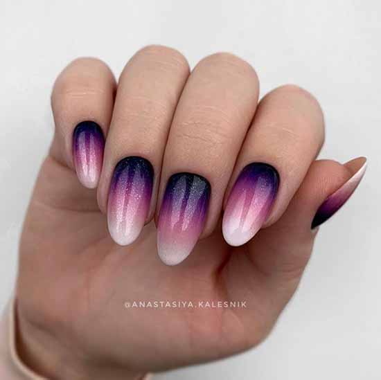 Ombre manicure: photos, novelties, fashionable design ideas