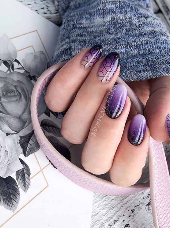 Ombre manicure: photos, novelties, fashionable design ideas