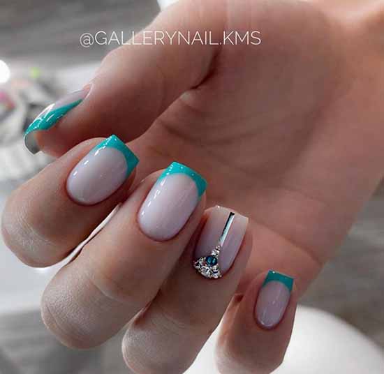 Nail design with rhinestones 2021: photos, exquisite novelties