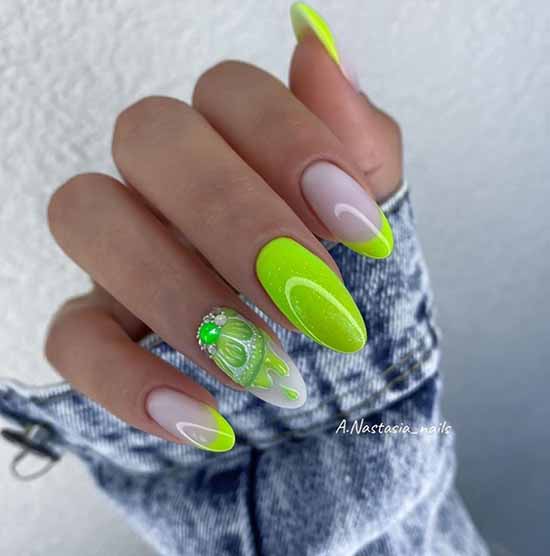 Nail design with rhinestones 2021: photos, exquisite novelties