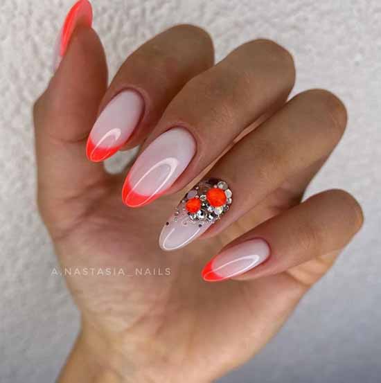 Nail design with rhinestones 2021: photos, exquisite novelties