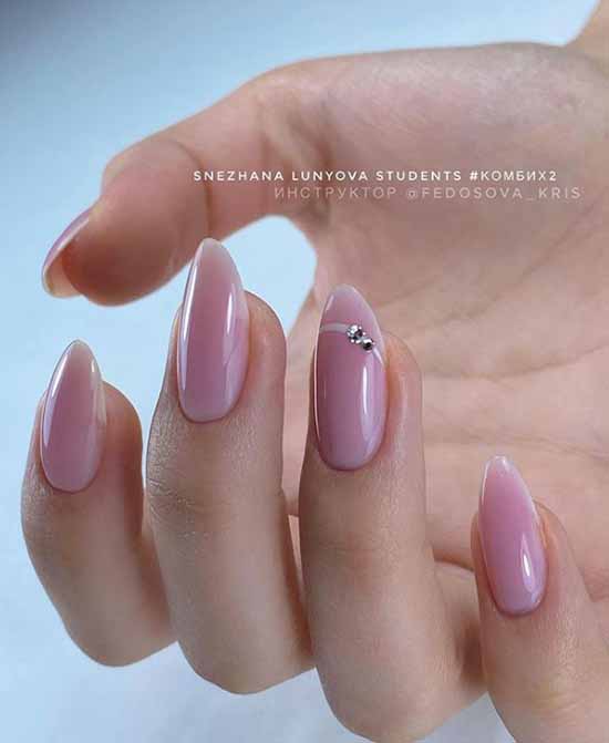 Nail design with rhinestones 2021: photos, exquisite novelties