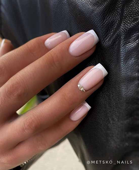 Nail design with rhinestones 2021: photos, exquisite novelties