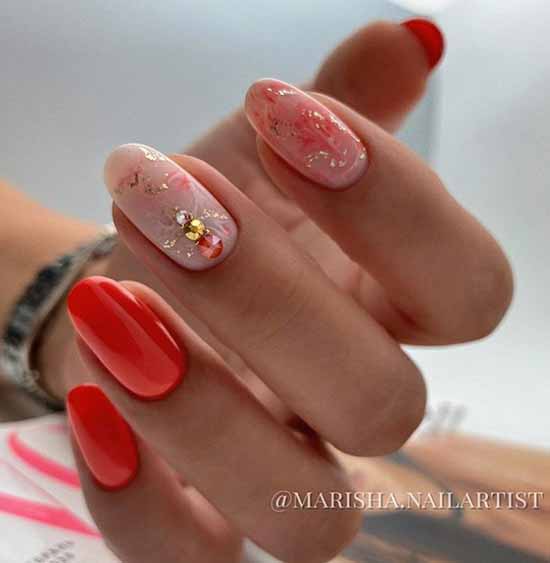 Nail design with rhinestones 2021: photos, exquisite novelties