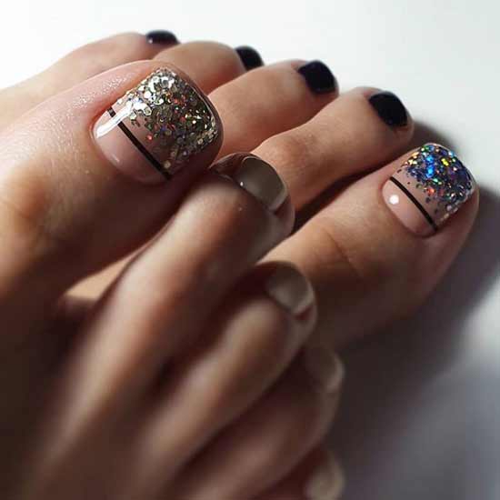 Transparent avec des paillettes