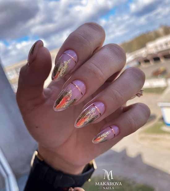 Veste brillante 2021: photo-nouveautés de la conception des ongles brillants