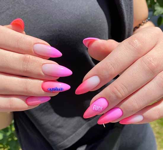 Bright jacket 2021: photo-novelties of bright nail design