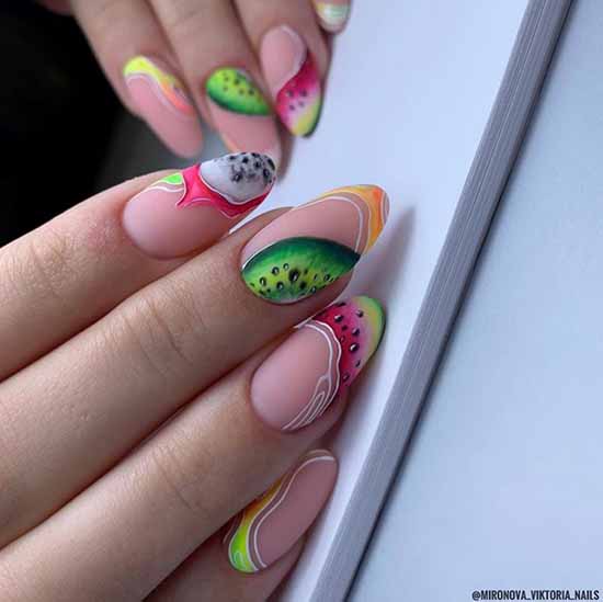 Bright jacket 2021: photo-novelties of bright nail design