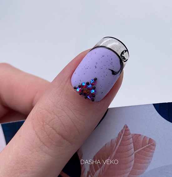 Veste brillante 2021: photo-nouveautés de la conception des ongles brillants