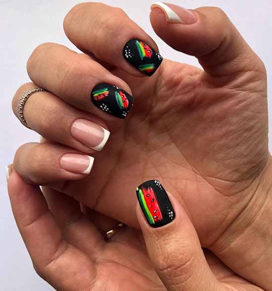 Bright jacket 2021: photo-novelties of bright nail design