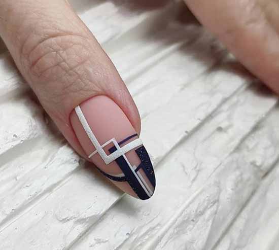 Black manicure for long nails: photo, new beautiful design