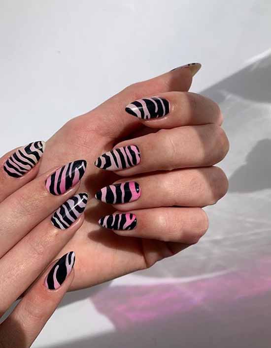 Black manicure for long nails: photo, new beautiful design