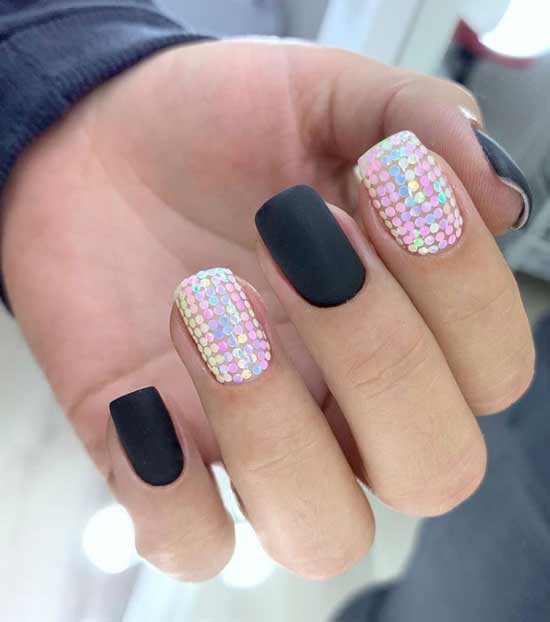 Ongles Disco Paillettes