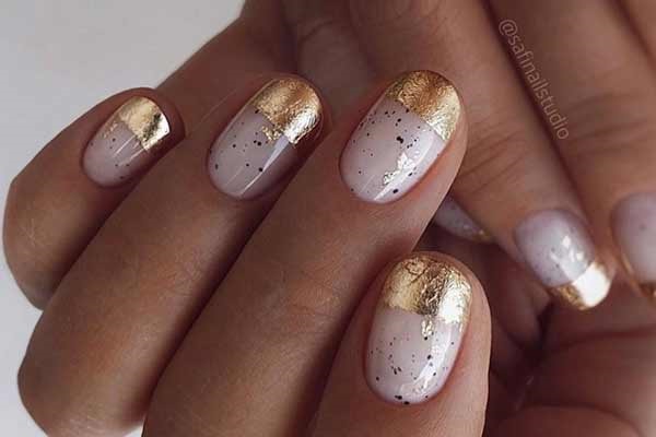 Nail design with foil photo review