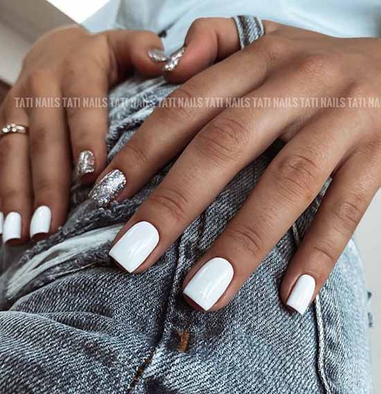 Foil nail design: photo, fashionable manicure novelties