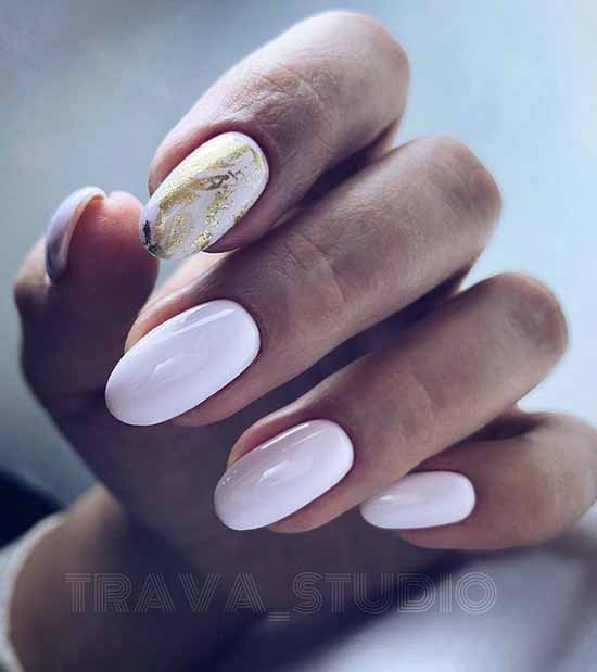 Foil nail design: photo, fashionable manicure novelties