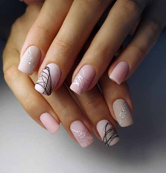 Toile d'araignée sur les ongles: design, 100 photos d'une belle manucure