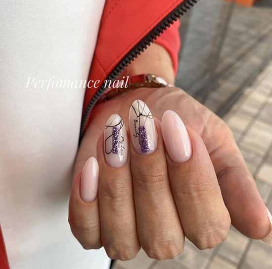 Toile d'araignée sur les ongles: design, 100 photos d'une belle manucure