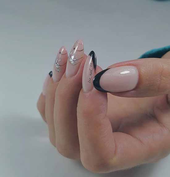 Spider web on nails: design, 100 photos of a beautiful manicure