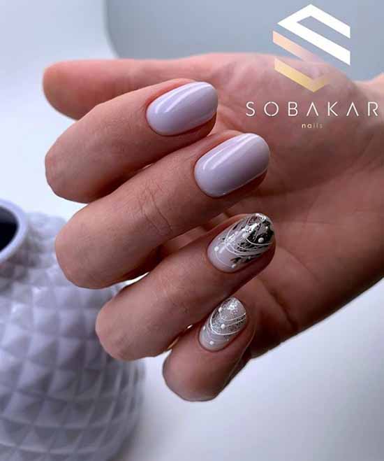 Spider web on nails: design, 100 photos of a beautiful manicure