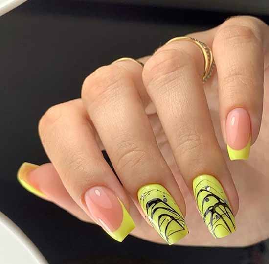 Spider web on nails: design, 100 photos of a beautiful manicure