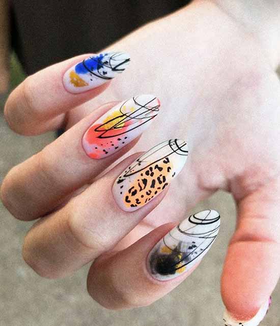 Toile d'araignée sur les ongles: design, 100 photos d'une belle manucure