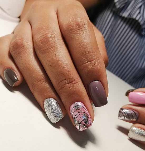 Spider web on nails: design, 100 photos of a beautiful manicure