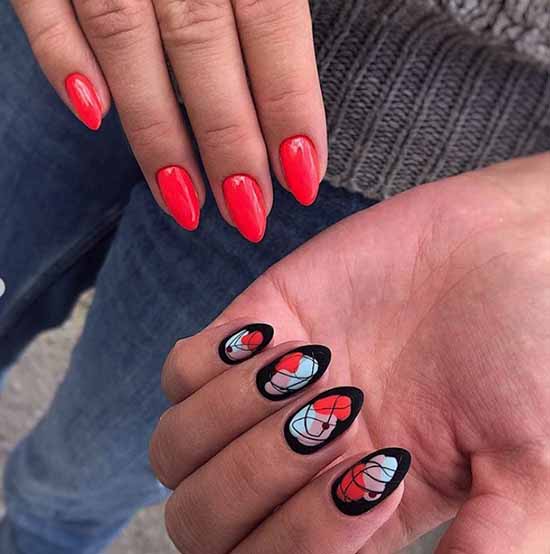 Spider web on nails: design, 100 photos of a beautiful manicure