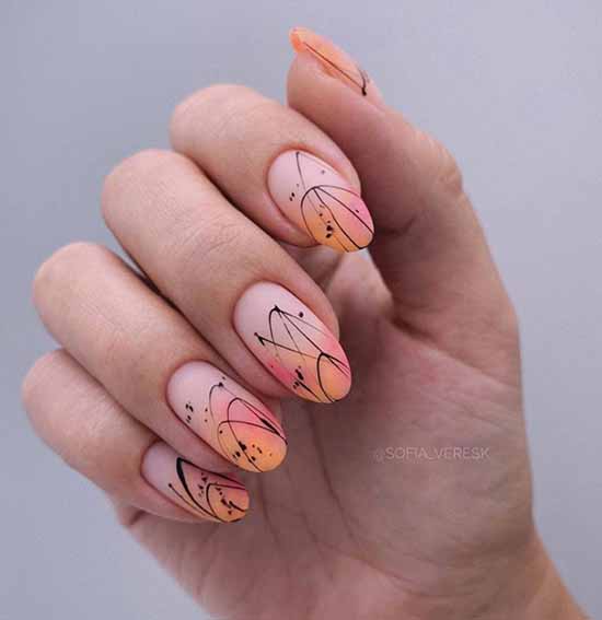 Spider web on nails: design, 100 photos of a beautiful manicure