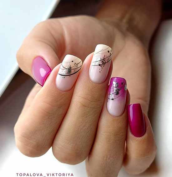 Toile d'araignée sur les ongles: design, 100 photos d'une belle manucure