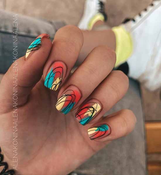 Spider web on nails: design, 100 photos of a beautiful manicure