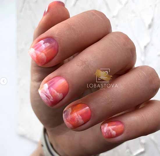 Manicure with clouds: photo ideas, stylish design novelties