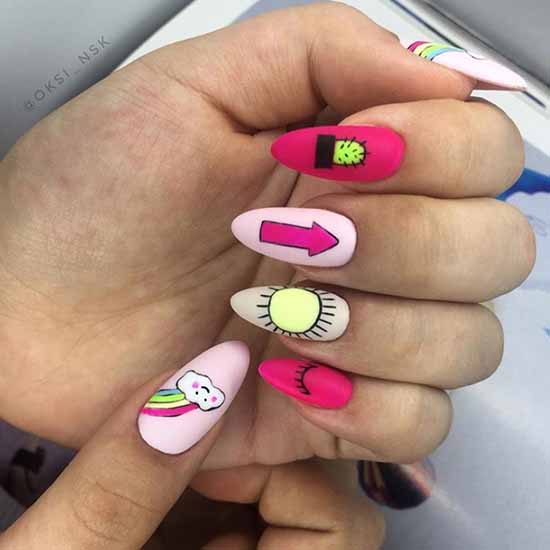 Manicure with clouds: photo ideas, stylish design novelties