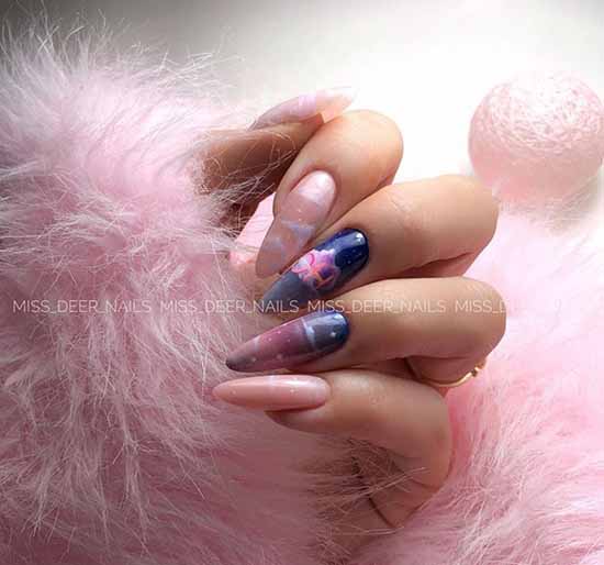 Manicure with clouds: photo ideas, stylish design novelties