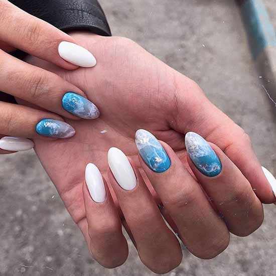 Manicure with clouds: photo ideas, stylish design novelties