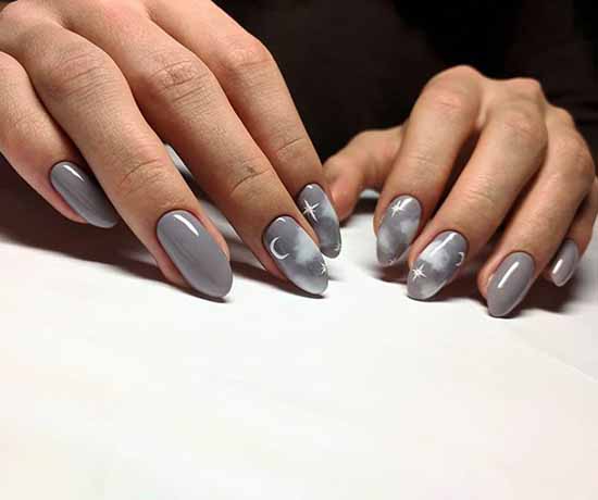 Manicure with clouds: photo ideas, stylish design novelties