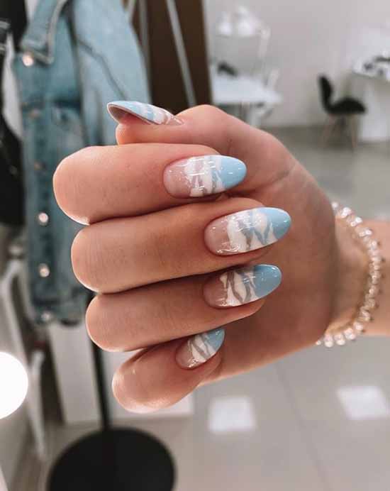 Manicure with clouds: photo ideas, stylish design novelties