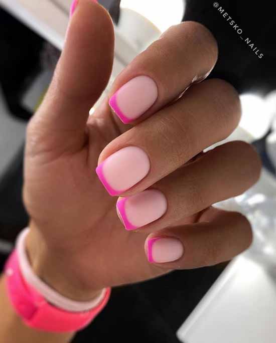 Beautiful matte nails: design, new manicure in the photo