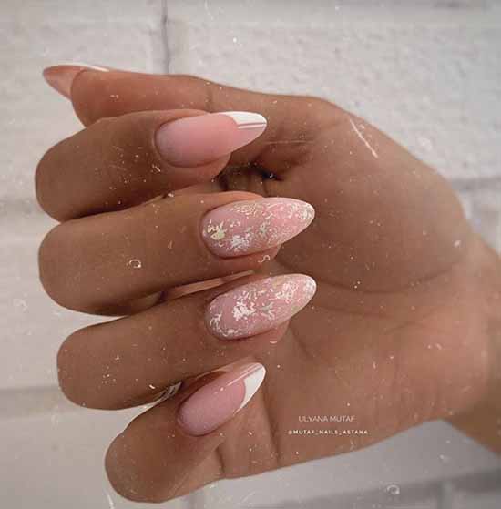 Beautiful matte nails: design, new manicure in the photo