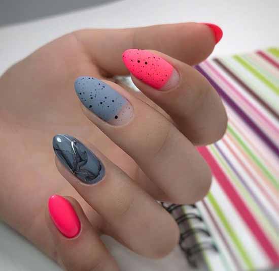 Beautiful matte nails: design, new manicure in the photo