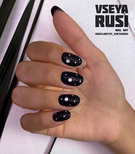 Beautiful matte nails: design, new manicure in the photo