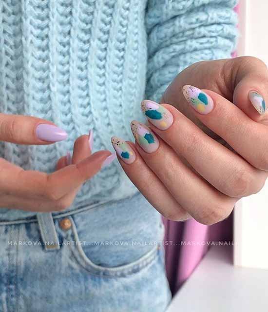 Beaux ongles mats: design, nouvelle manucure sur la photo