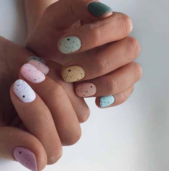 Beautiful matte nails: design, new manicure in the photo